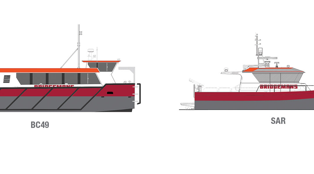 Bridgemans moves ahead with new Personnel Transfer and Search and Rescue Vessels  