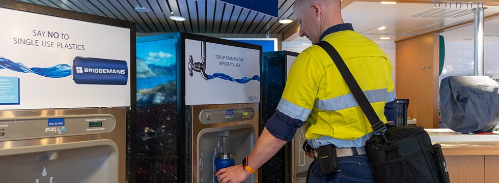 Bridgemans’ Clean Oceans initiative saves 1.75 million single-use plastic bottles on floatels